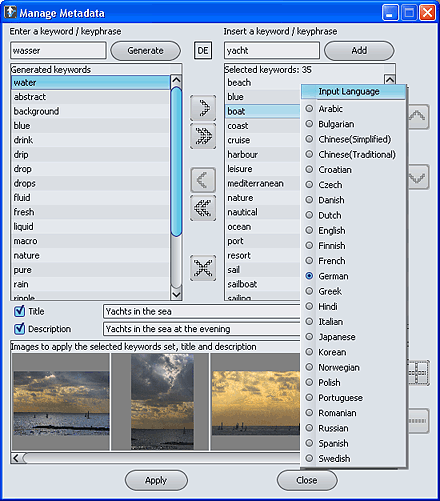 metadata editor