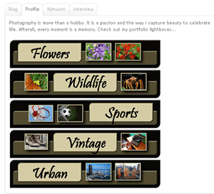 istock profile example